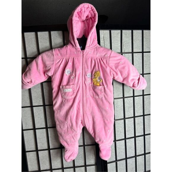 Disney Winnie the Pooh Pink Baby Winter Snowsuit - Picture 1 of 7